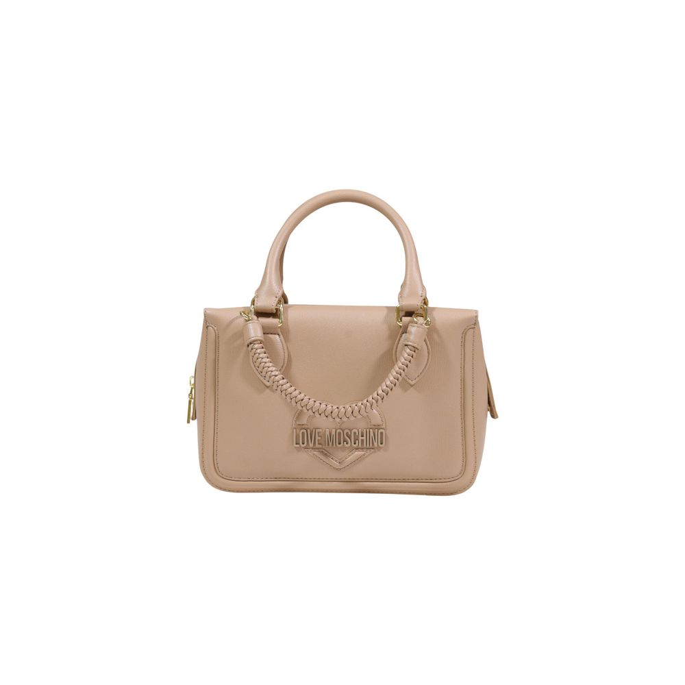 Love Moschino Beige Polyurethane Handbag