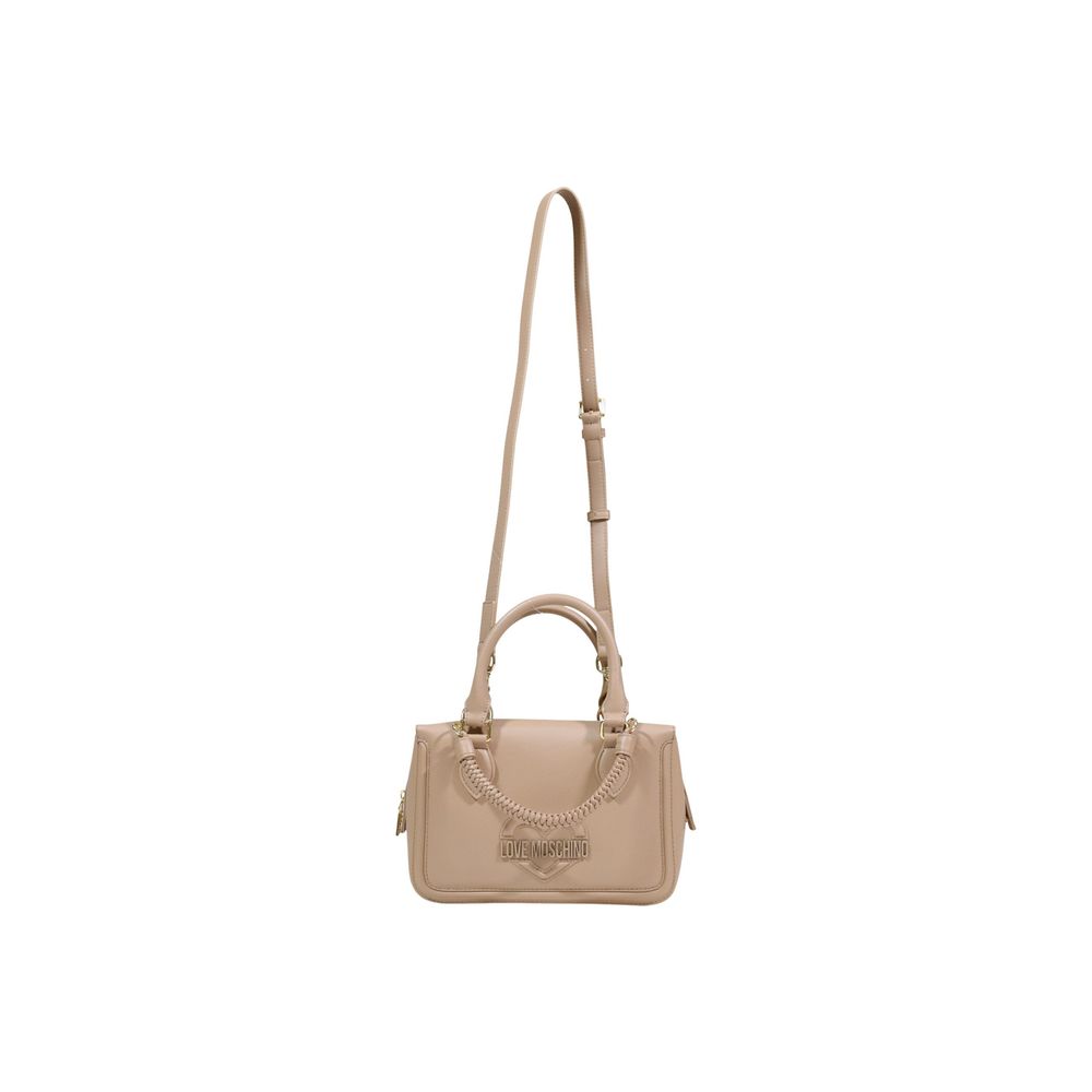 Love Moschino Beige Polyurethane Handbag