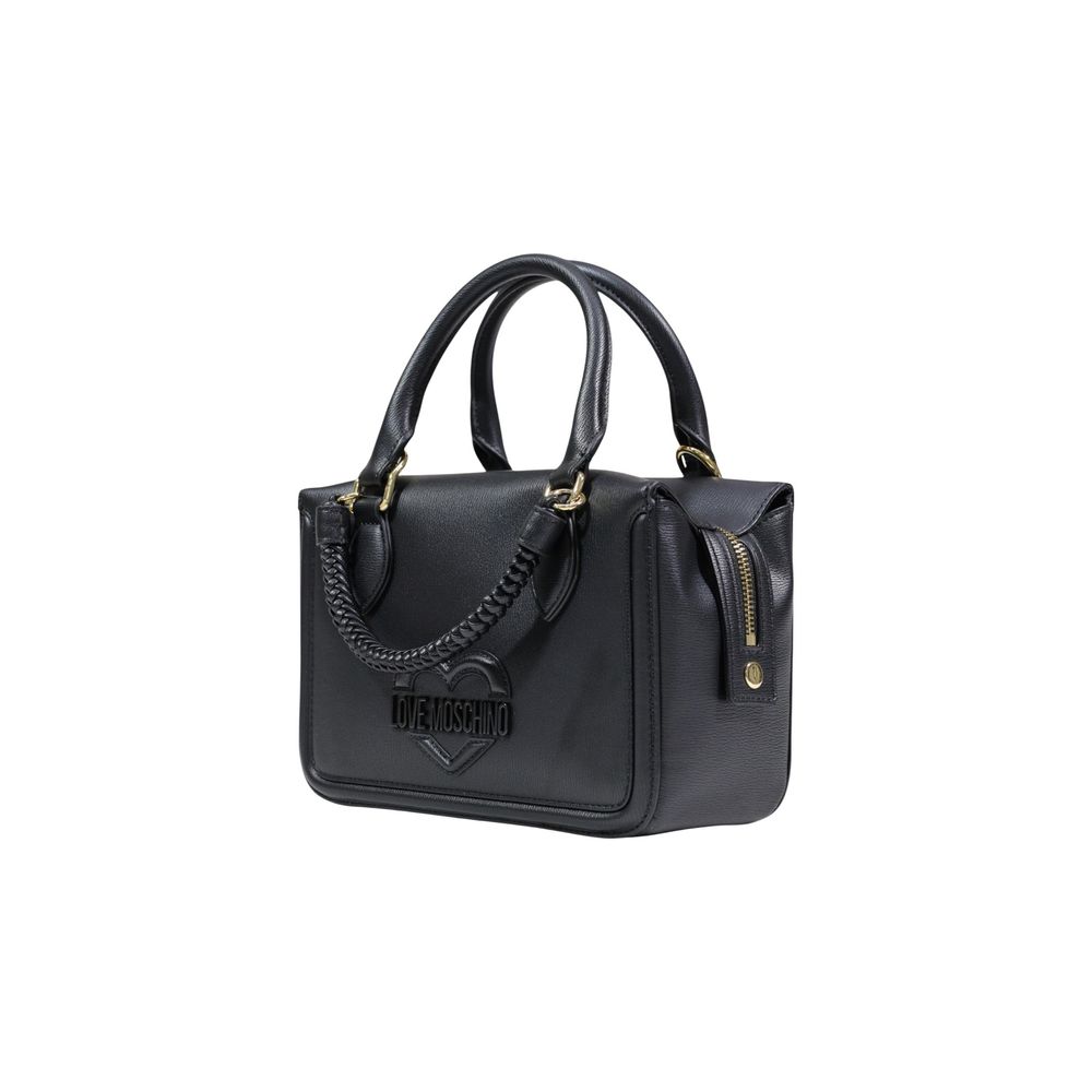Love Moschino Black Polyurethane Handbag