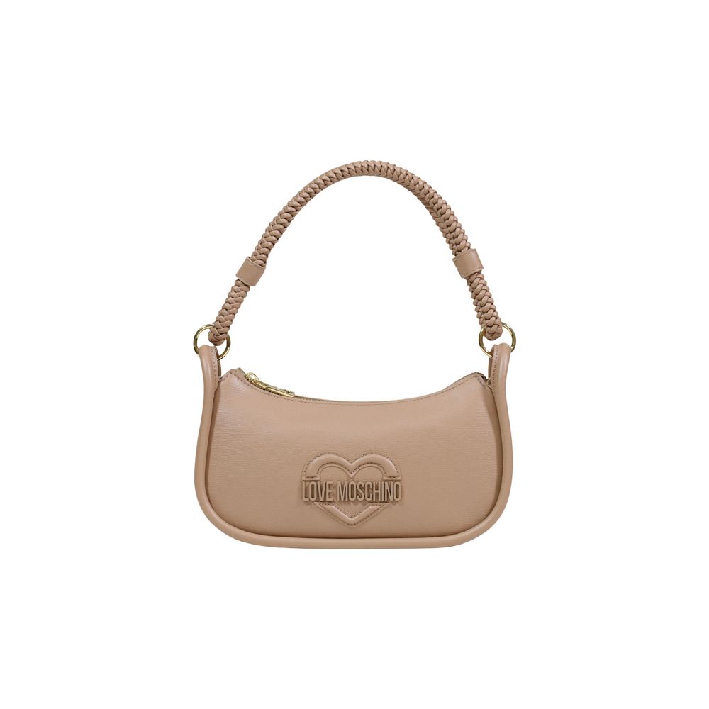 Love Moschino Beige Polyurethane Handbag