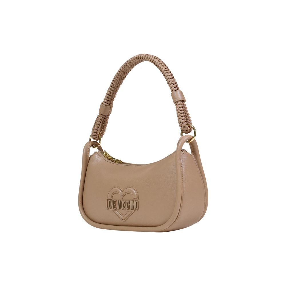 Love Moschino Beige Polyurethane Handbag