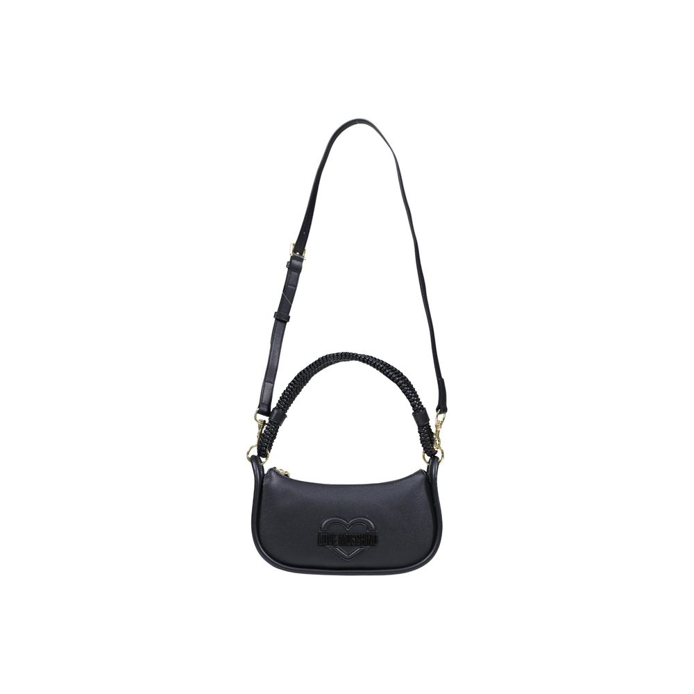 Love Moschino Black Polyurethane Handbag