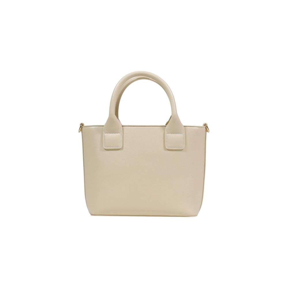 Love Moschino Cream Polyurethane Small Handbag