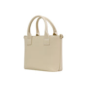 Love Moschino Cream Polyurethane Small Handbag