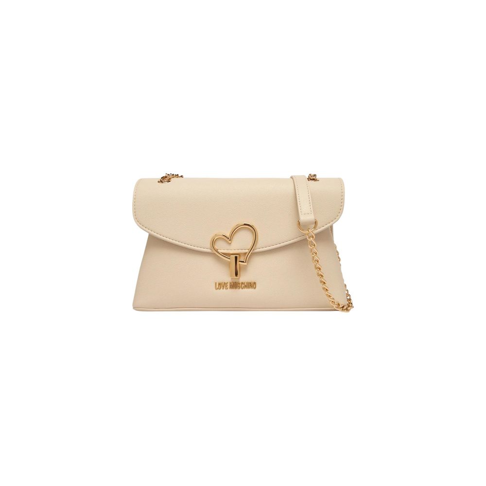 Love Moschino Beige Polyurethane Handbag