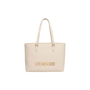 Love Moschino Beige Polyurethane Handbag
