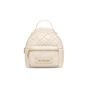 Love Moschino Beige Polyurethane Backpack