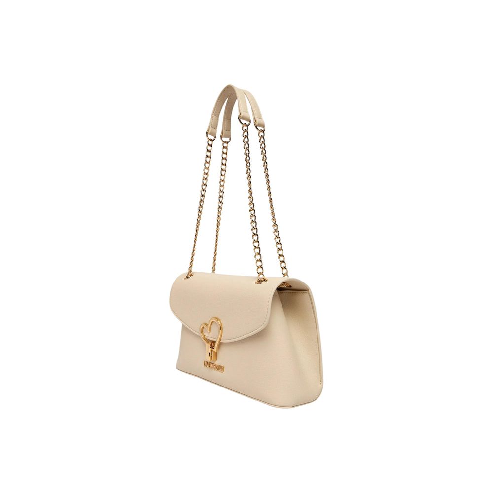 Love Moschino Beige Polyurethane Handbag