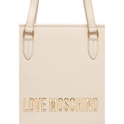 Love Moschino Beige Polyurethane Handbag