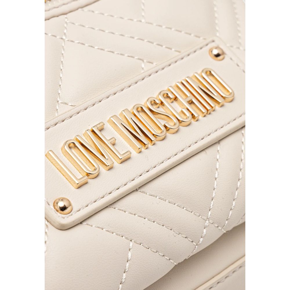 Love Moschino Beige Polyurethane Backpack