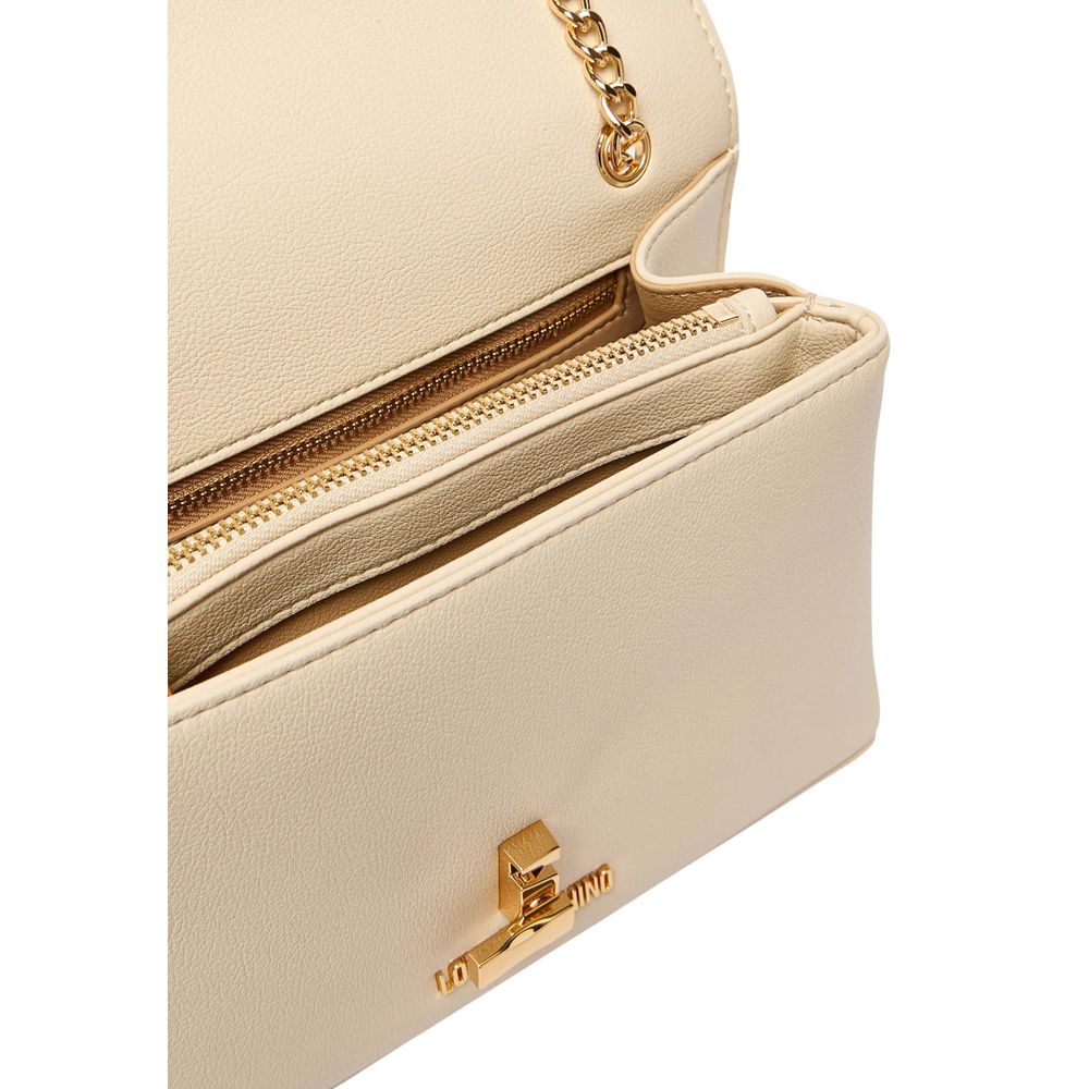Love Moschino Beige Polyurethane Handbag