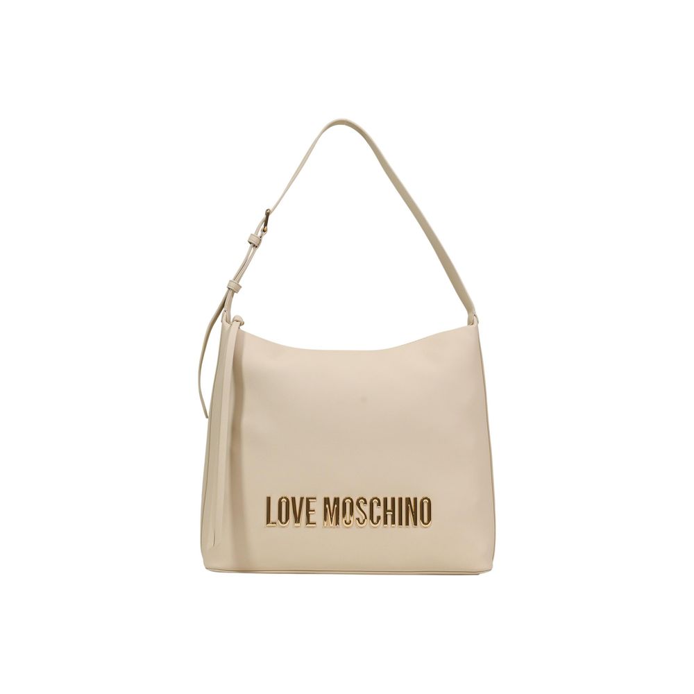 Love Moschino Beige Polyurethane Handbag