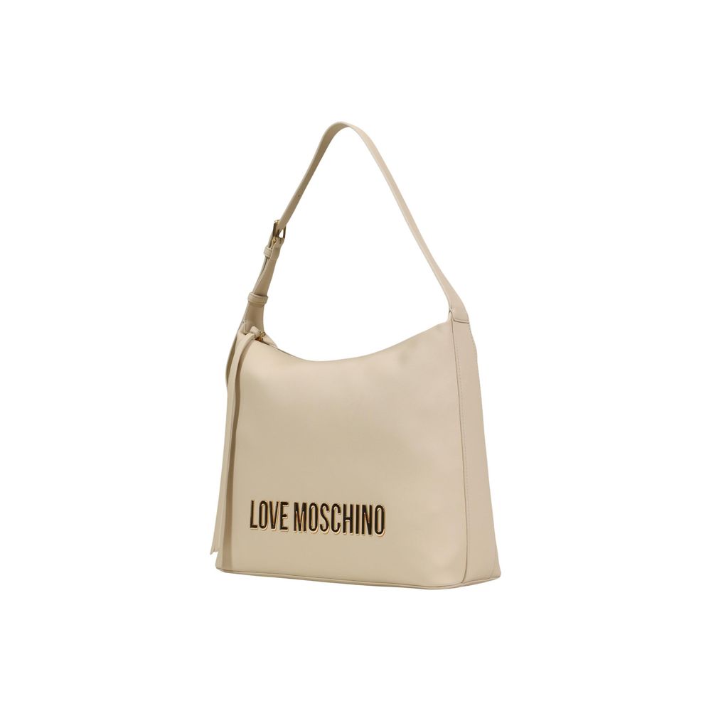 Love Moschino Beige Polyurethane Handbag
