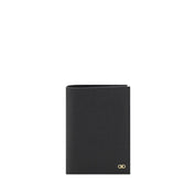 Ferragamo Black Calf Leather Wallet