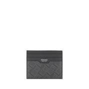 Ferragamo Gray Calf Leather Wallet