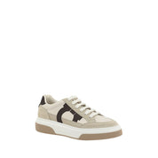 Ferragamo Multicolor Calf Leather Platform Sneakers