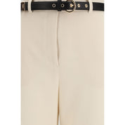 Max Mara Ivory Triacetate Dress Pants