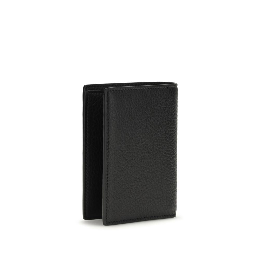 Saint Laurent Black Calf Leather Wallet