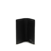 Saint Laurent Black Calf Leather Wallet