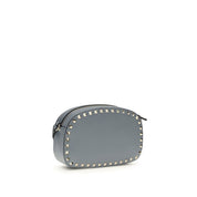 Valentino Garavani Garnet Calf Leather Shoulder Bag
