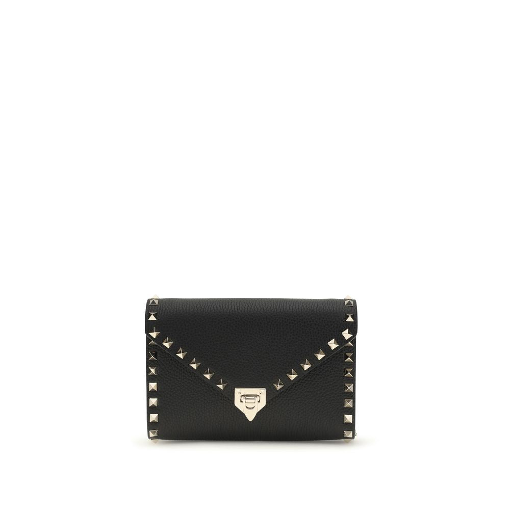 Valentino Garavani Garnet Calf Leather Shoulder Bag