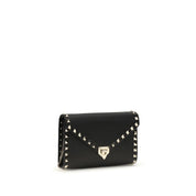 Valentino Garavani Garnet Calf Leather Shoulder Bag