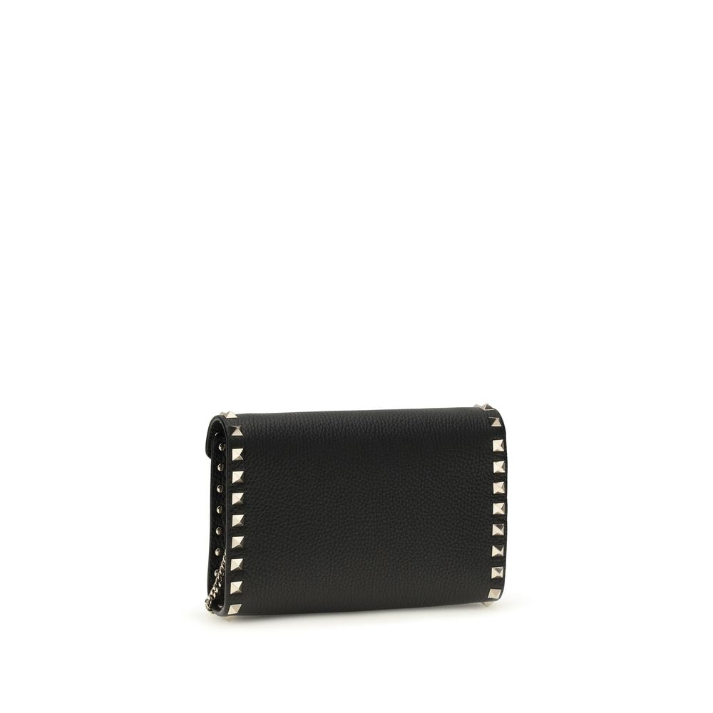 Valentino Garavani Garnet Calf Leather Shoulder Bag