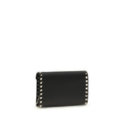 Valentino Garavani Garnet Calf Leather Shoulder Bag