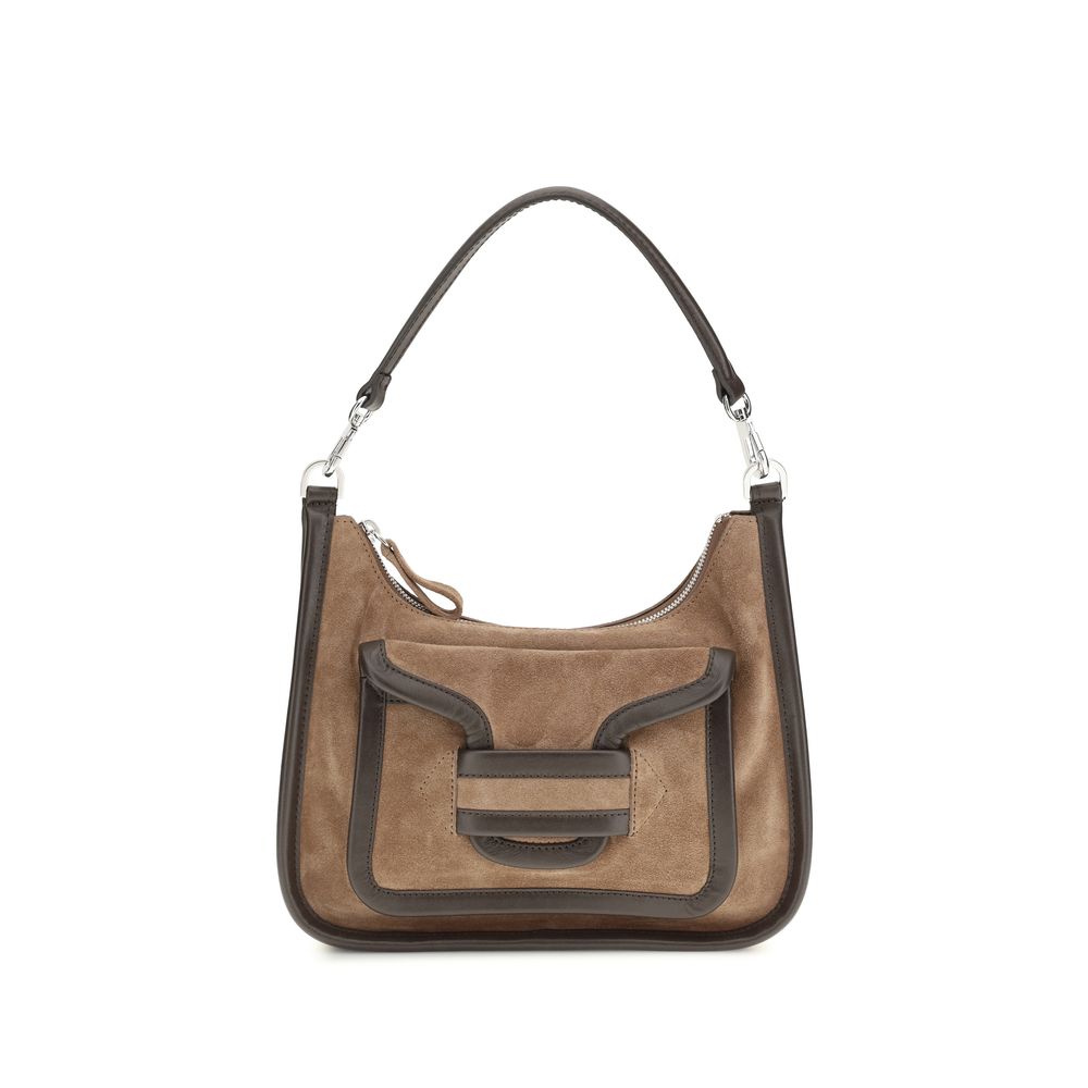 Pierre Hardy Brown Calf Leather Shoulder Bag