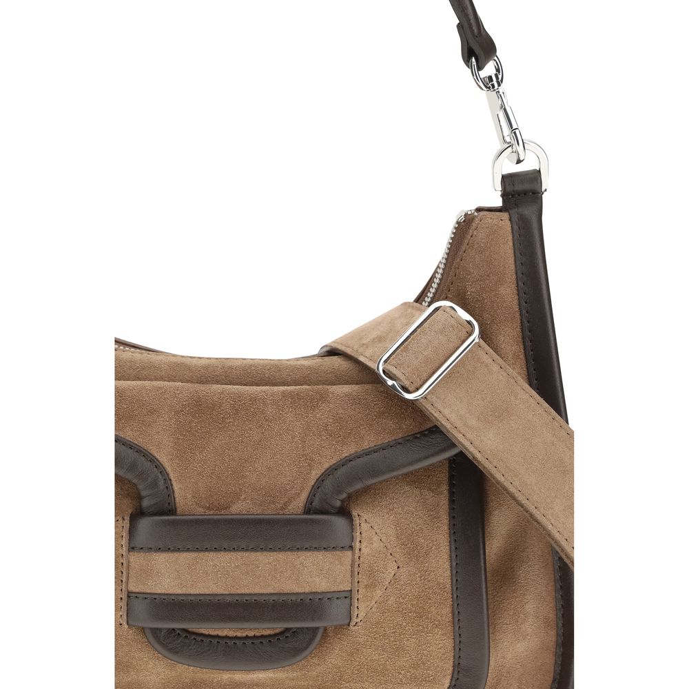 Pierre Hardy Brown Calf Leather Shoulder Bag