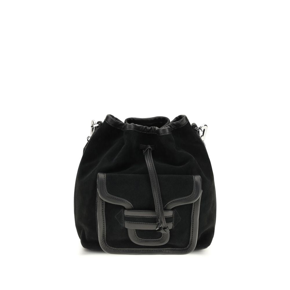 Pierre Hardy Black Calf Leather Alpha Bucket Bag