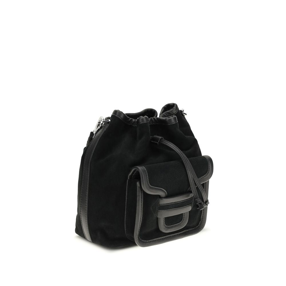 Pierre Hardy Black Calf Leather Alpha Bucket Bag