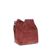 Pierre Hardy Bordeaux Calf Leather Suede Bucket Bag