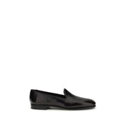 Church's Purple Calf Leather Slip-On Loafers