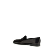 Church's Purple Calf Leather Slip-On Loafers