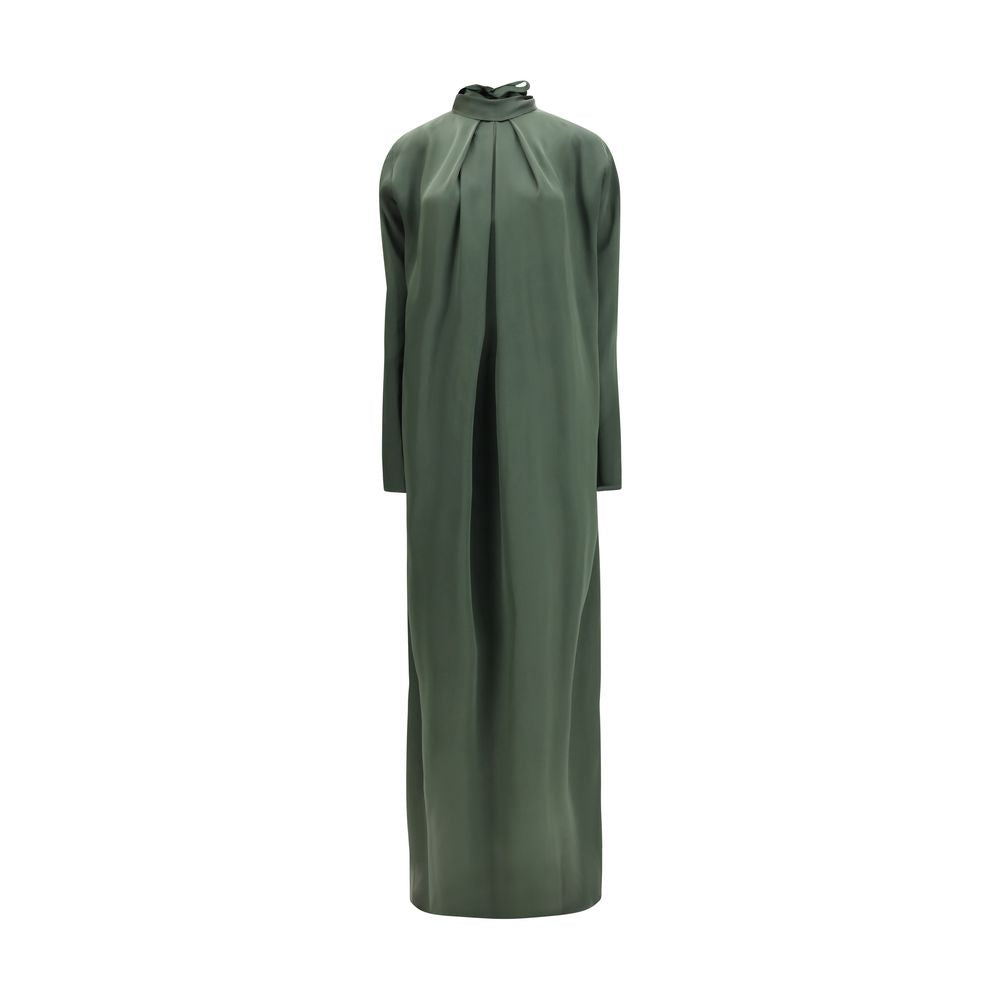 Petar Petrov Jaguar Green Silk Casual Dress
