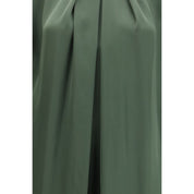 Petar Petrov Jaguar Green Silk Casual Dress