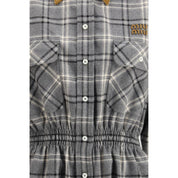 Miu Miu Gray Cotton Mini-dress