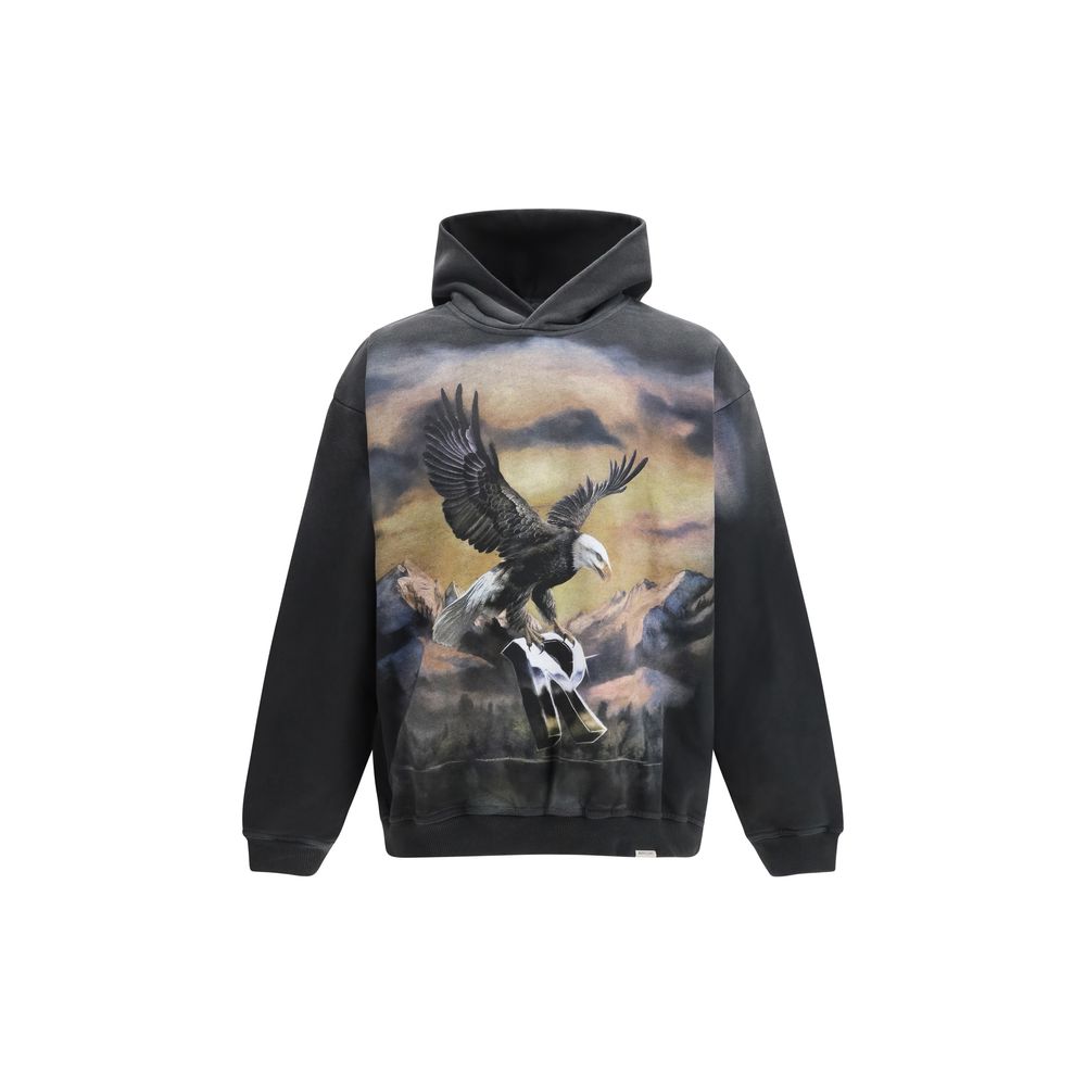 Represent Gray Cotton Hoodie