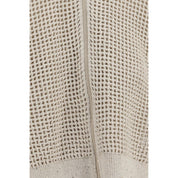 Brunello Cucinelli Beige Cotton Cardigan