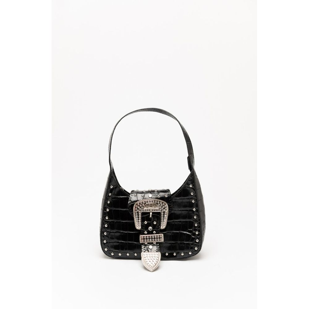 Moschino Multi-Black Viscose Handbag