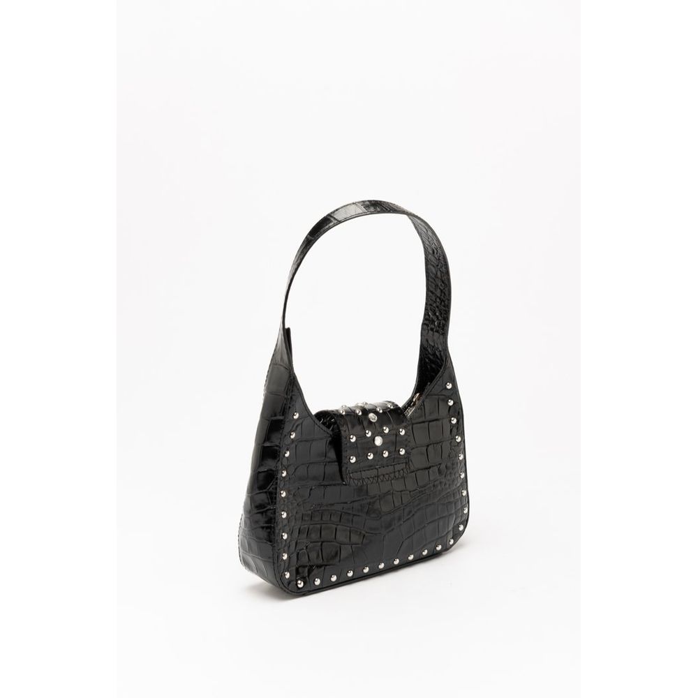 Moschino Multi-Black Viscose Handbag