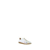 Maison Margiela White Calf Leather Low Top Sneakers