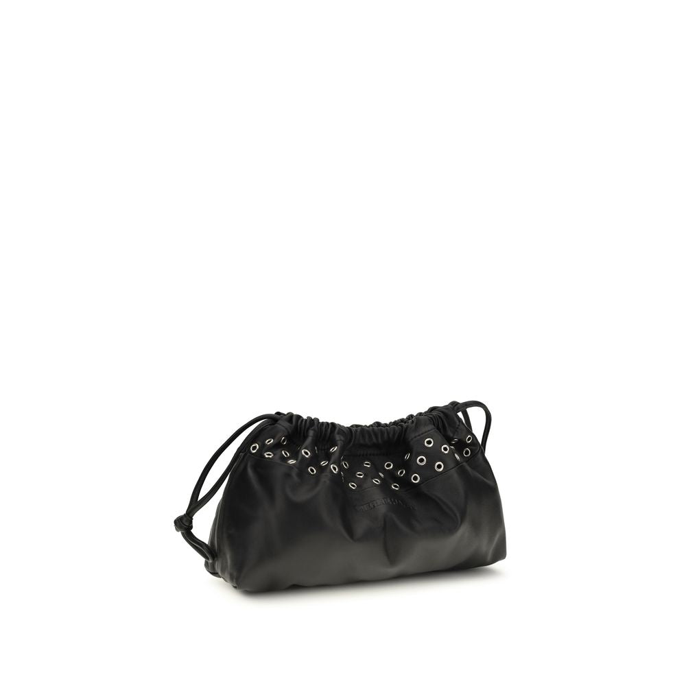 Pierre Hardy Black Calf Leather Double Clutch