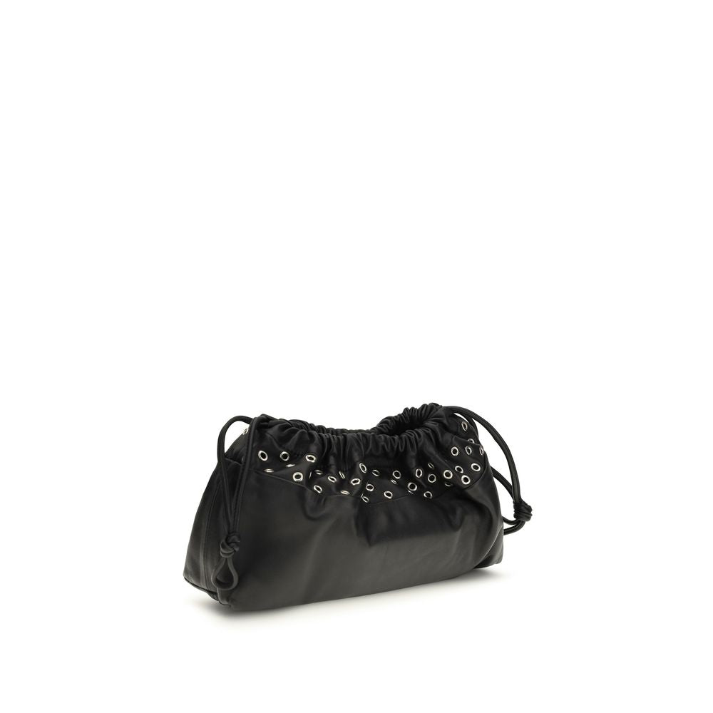 Pierre Hardy Black Calf Leather Double Clutch