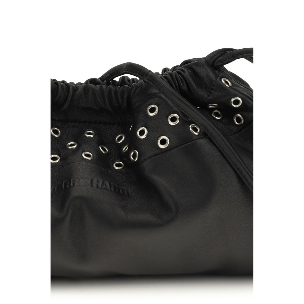Pierre Hardy Black Calf Leather Double Clutch