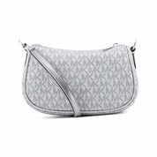 Michael Kors Grey Canvas Shoulder Bag