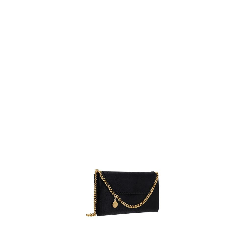 Stella McCartney Black Polyester Falabella Crossbody Bag