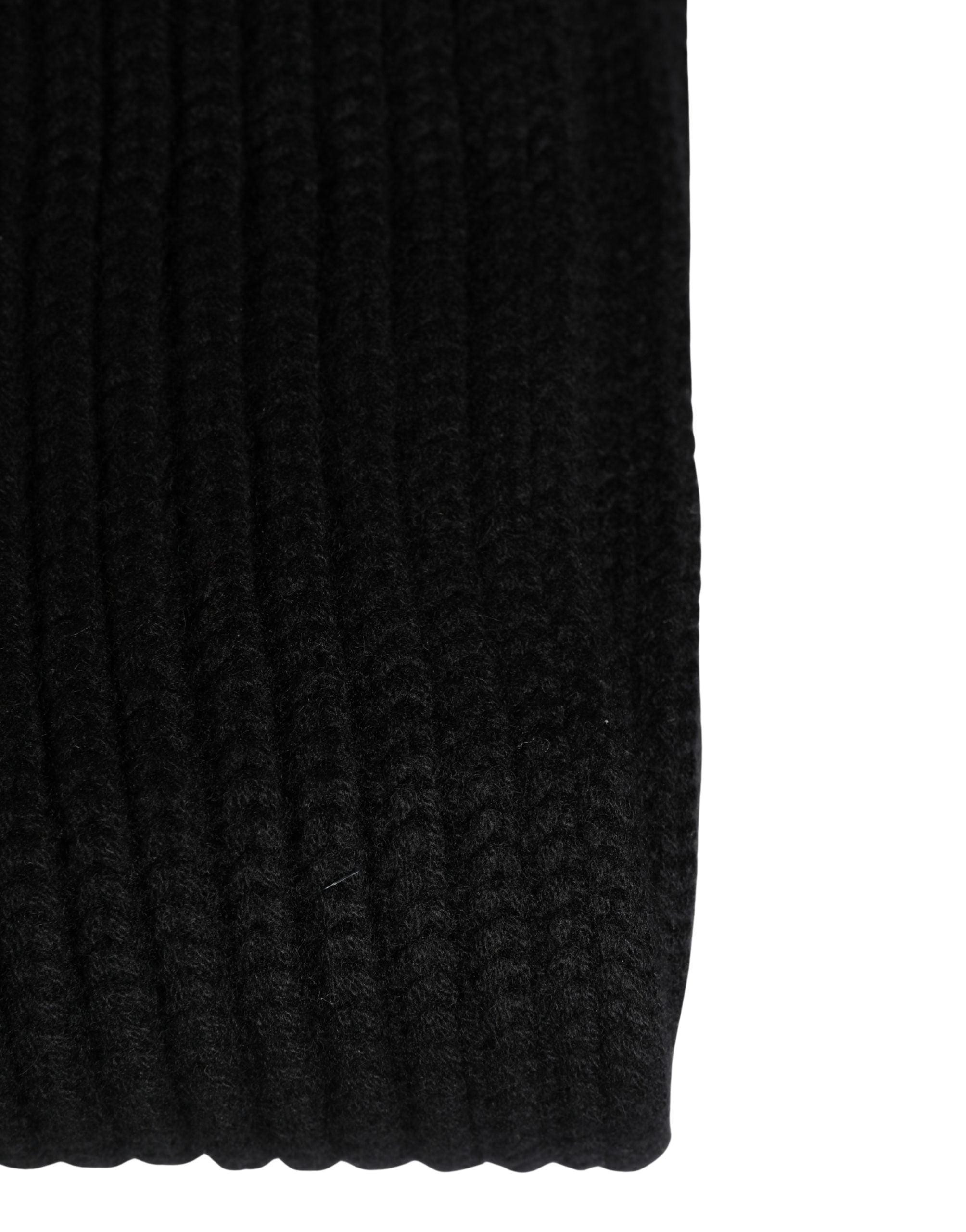 Dolce & Gabbana Black Cashmere Neck Warmer