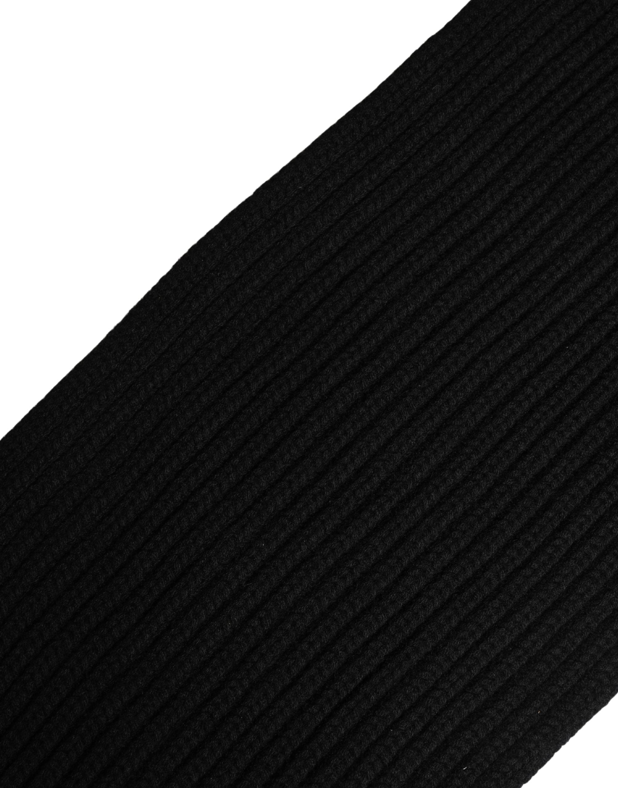 Dolce & Gabbana Black Cashmere Neck Warmer